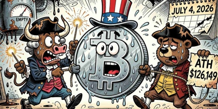 Bitcoin se recupera en el Día de la Independencia, pero sigue acechando la tendencia bajista.