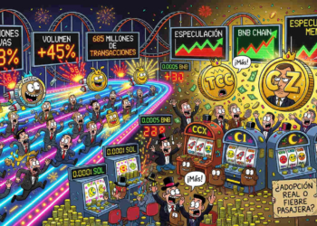 El fenómeno de las Memecoins revoluciona Solana y hace explotar un 45% el volumen de BNB Chain.