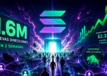 Solana registra un sorprendente crecimiento de 1,6 millones de nuevas direcciones en solo dos semanas, impulsando las expectativas optimistas para SOL. 5 Solana registra un sorprendente crecimiento de 1,6 millones de nuevas direcciones en solo dos semanas, impulsando las expectativas optimistas para SOL.