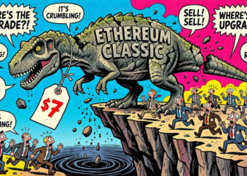Ethereum Classic se desploma un 95% desde su pico histórico y se aferra a los $7 en medio de la tormenta del mercado