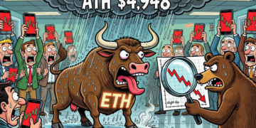 Ethereum se desploma un 1,70% el 8 de julio de 2026 mientras la recuperación semanal pierde fuerza.