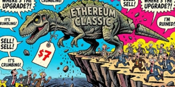 Ethereum Classic se desploma un 95% desde su pico histórico y enfrenta el desafío de mantener los $7 en 2026.
