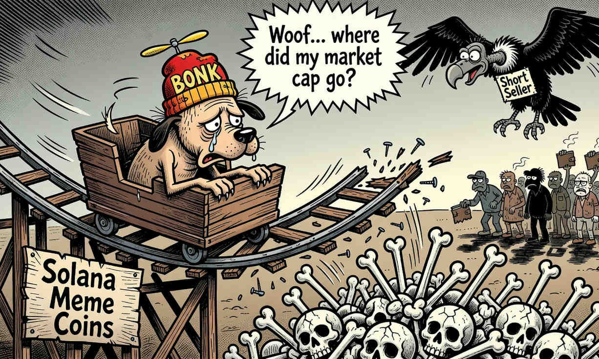 El sorpresivo colapso de BONK: el memecoin de Solana se desploma un 11% y alcanza niveles nunca vistos. 1 El sorpresivo colapso de BONK: el memecoin de Solana se desploma un 11% y alcanza niveles nunca vistos.