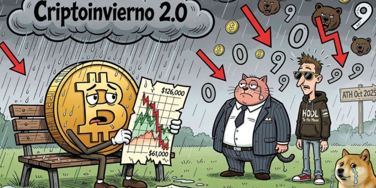 Bitcoin al borde del colapso: ¿será este el final tras una caída del 50% desde su récord?