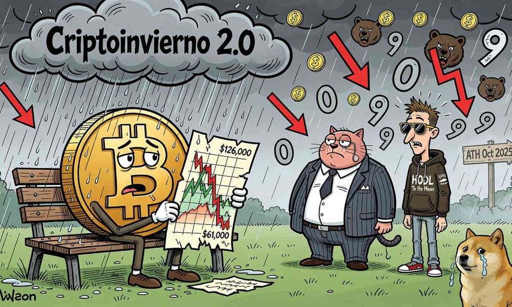 Bitcoin al borde del colapso: ¿será este el final tras una caída del 50% desde su récord? 1 Bitcoin al borde del colapso: ¿será este el final tras una caída del 50% desde su récord?