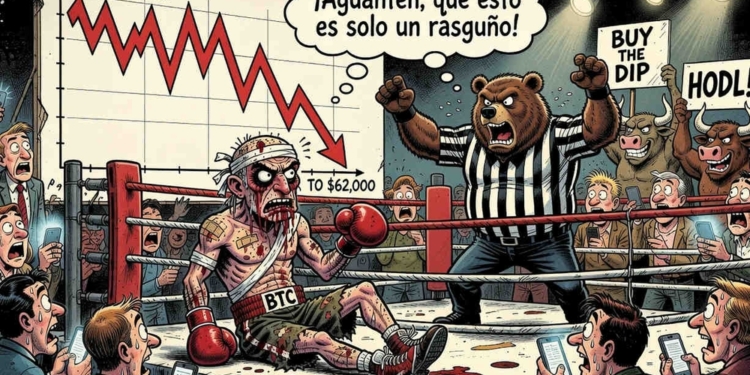 Bitcoin en la cuerda floja: ¿se avecina una caída del 46% tras alcanzar los USD $62.800? 1 Bitcoin en la cuerda floja: ¿se avecina una caída del 46% tras alcanzar los USD $62.800?