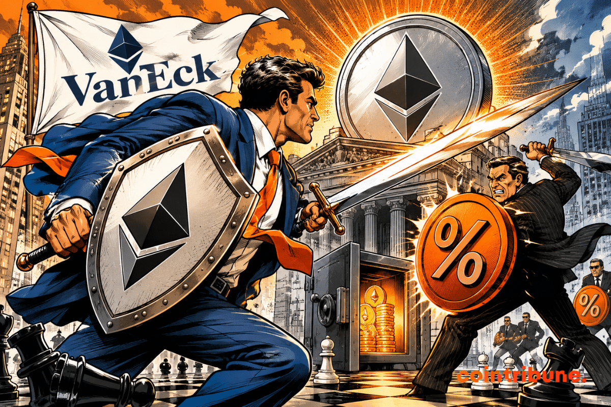 VanEck revoluciona su ETF de Ethereum y desata la batalla por las comisiones. 1 VanEck revoluciona su ETF de Ethereum y desata la batalla por las comisiones.