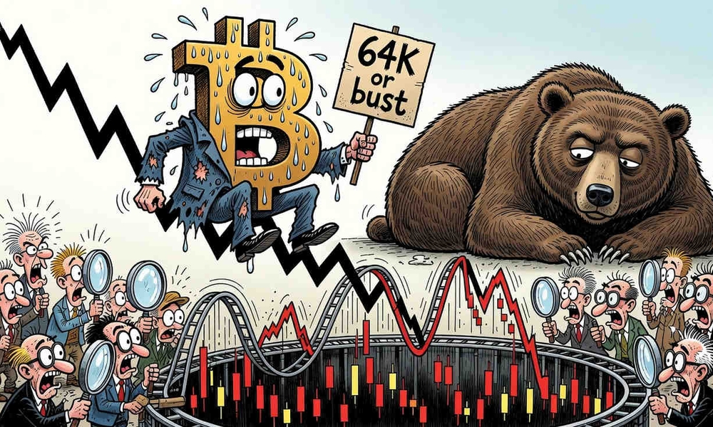 Bitcoin se congela en los 64.000 dólares: ¿Estamos ante la calma previa a una gran sacudida? 1 Bitcoin se congela en los 64.000 dólares: ¿Estamos ante la calma previa a una gran sacudida?