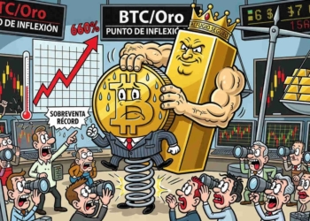 Bitcoin alcanza niveles de sobreventa históricos frente al oro y sugiere un posible rally del 660%