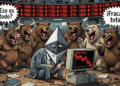 Ethereum se aferra a los 1.800 dólares mientras su volumen de transacciones cae en picado un 38%