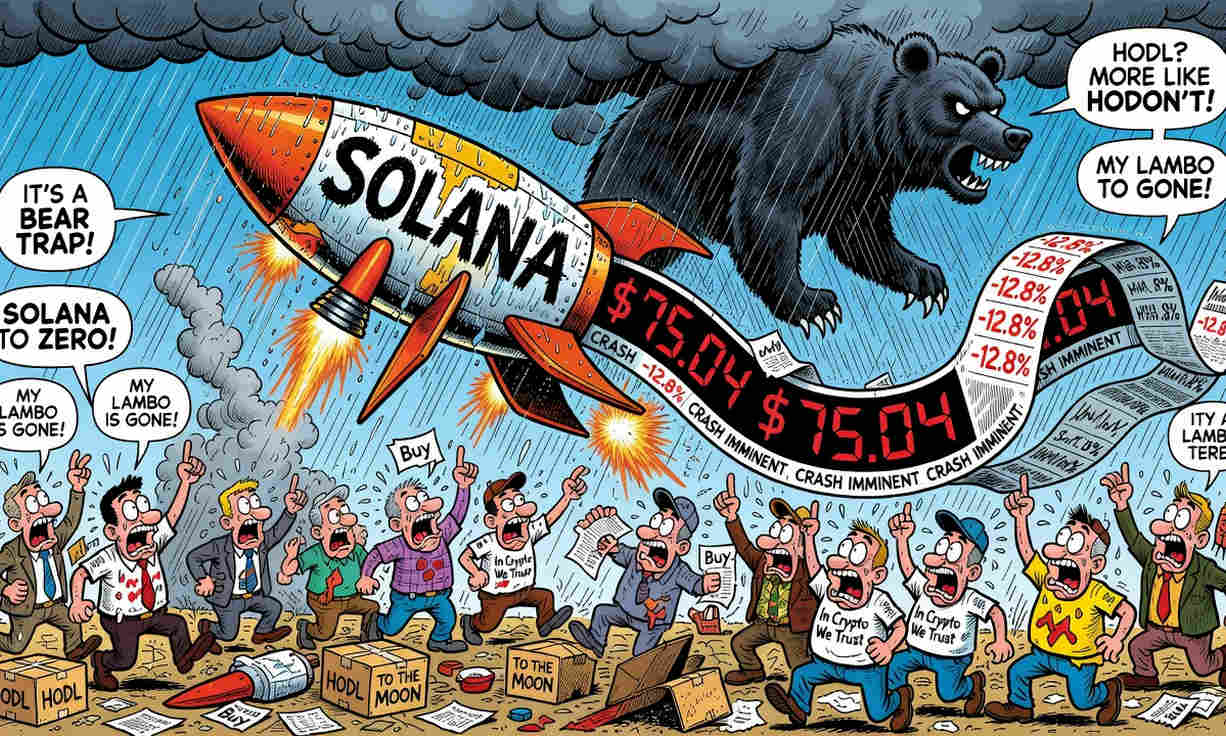 Solana se desploma un 53% en un año: ¿Es este el momento del rebote con el precio en torno a los $75? 1 Solana se desploma un 53% en un año: ¿Es este el momento del rebote con el precio en torno a los $75?