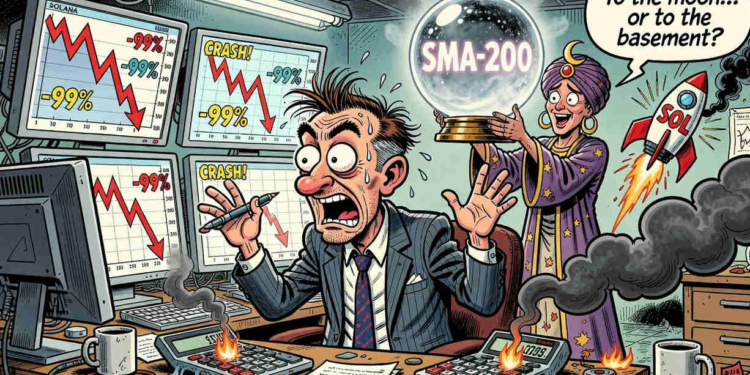 Solana lucha por mantenerse entre los $77 y el crucial soporte de $74,86 en medio de un desplome de volúmenes. 1 Solana lucha por mantenerse entre los $77 y el crucial soporte de $74,86 en medio de un desplome de volúmenes.