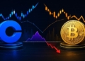 La prima de Bitcoin en Coinbase alcanza su nivel más bajo en dos meses.