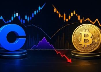 La prima de Bitcoin en Coinbase alcanza su nivel más bajo en dos meses.