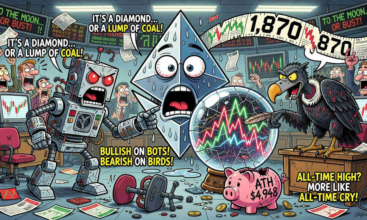 Ethereum alcanza los $1.870: ¿un repunte temporal sin respaldo en los volúmenes? 1 Ethereum alcanza los $1.870: ¿un repunte temporal sin respaldo en los volúmenes?
