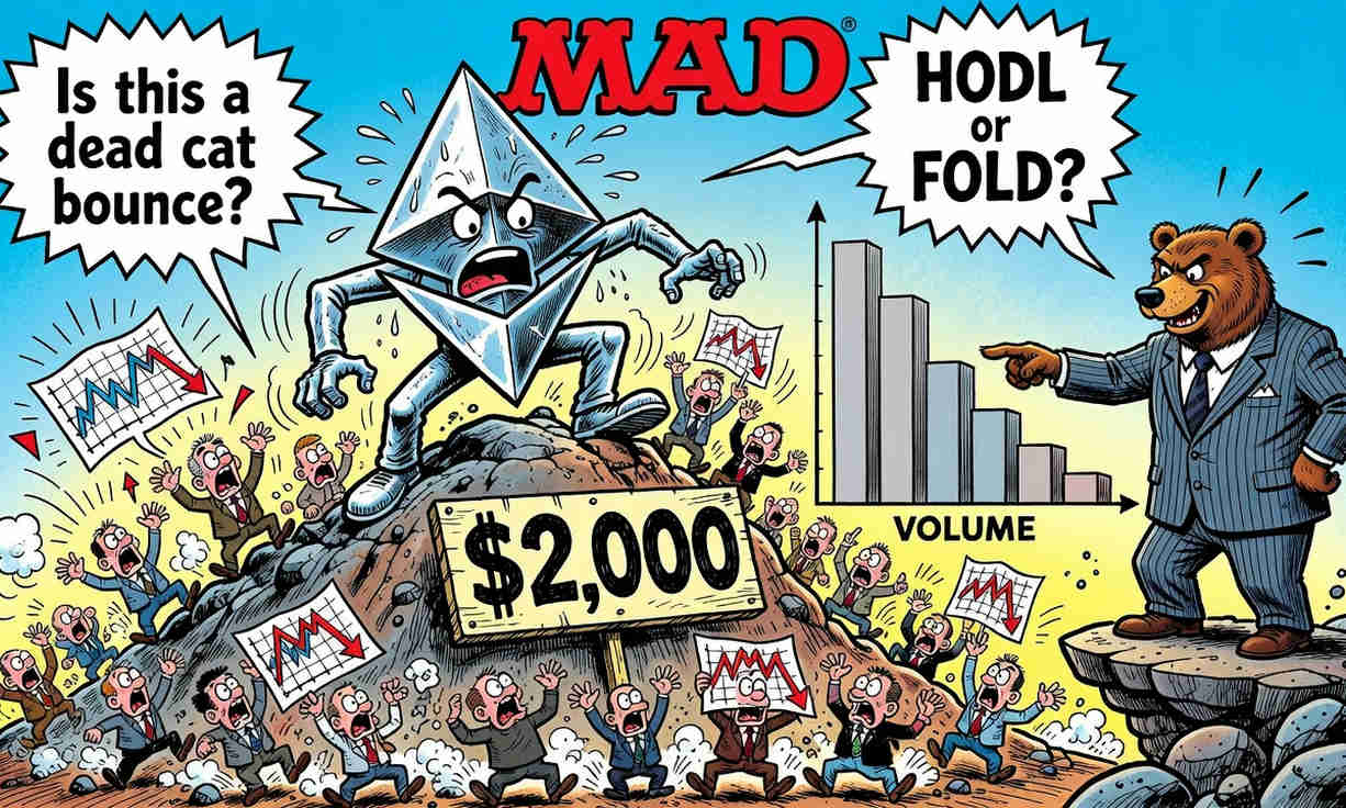 Ethereum lucha por mantenerse en los $1.850 ante un volumen en caída y la sombra de resistencias técnicas. 1 Ethereum lucha por mantenerse en los $1.850 ante un volumen en caída y la sombra de resistencias técnicas.