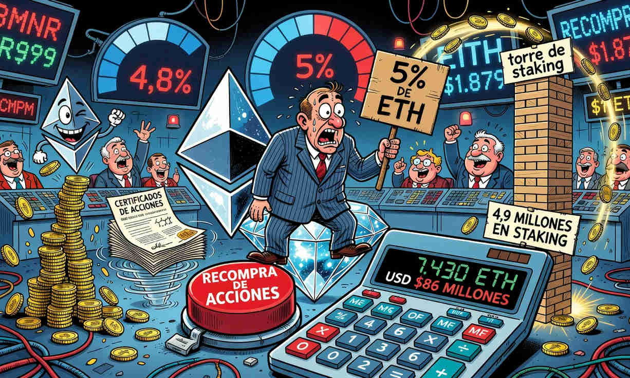 Bitmine recorta inversiones en ETH y destina 86 millones a la recompra de acciones, ¿qué significa para el futuro de la empresa? 1 Bitmine recorta inversiones en ETH y destina 86 millones a la recompra de acciones, ¿qué significa para el futuro de la empresa?