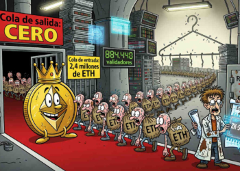 El validador de Ethereum alcanza un hito: ¡sin colas mientras 2,4 millones de ETH aguardan su entrada! 4 El validador de Ethereum alcanza un hito: ¡sin colas mientras 2,4 millones de ETH aguardan su entrada!