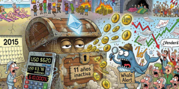 Un misterioso regreso: una wallet de Ethereum activa tras 11 años mueve 3,78 millones de dólares en ETH.