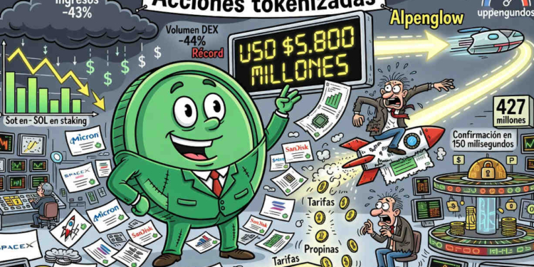 Solana rompe barreras: USD $5.800 millones en activos tokenizados en solo tres meses 1 Solana rompe barreras: USD $5.800 millones en activos tokenizados en solo tres meses