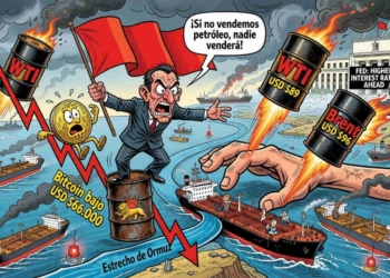 La caída de Bitcoin bajo los 66.000 dólares se produce en medio de la amenaza de Irán de cerrar el grifo del petróleo en el Golfo.