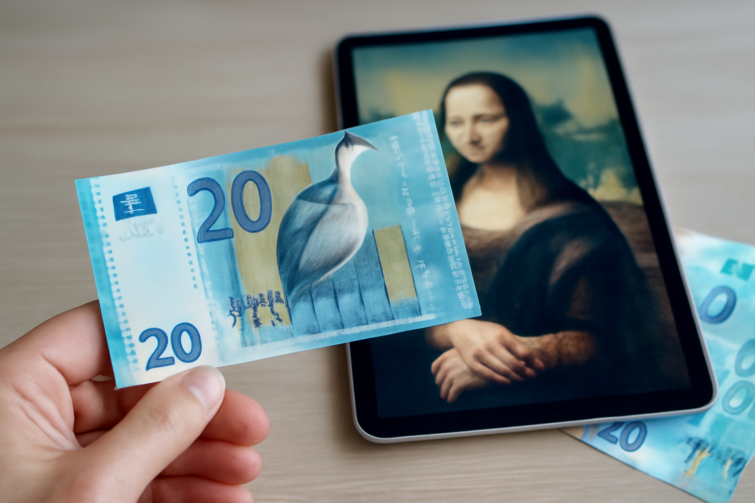 Del arte de Leonardo y la voz de María Callas a la majestuosidad de la cigüeña blanca: los nuevos billetes del euro llegan en 2026. 1 Del arte de Leonardo y la voz de María Callas a la majestuosidad de la cigüeña blanca: los nuevos billetes del euro llegan en 2026.