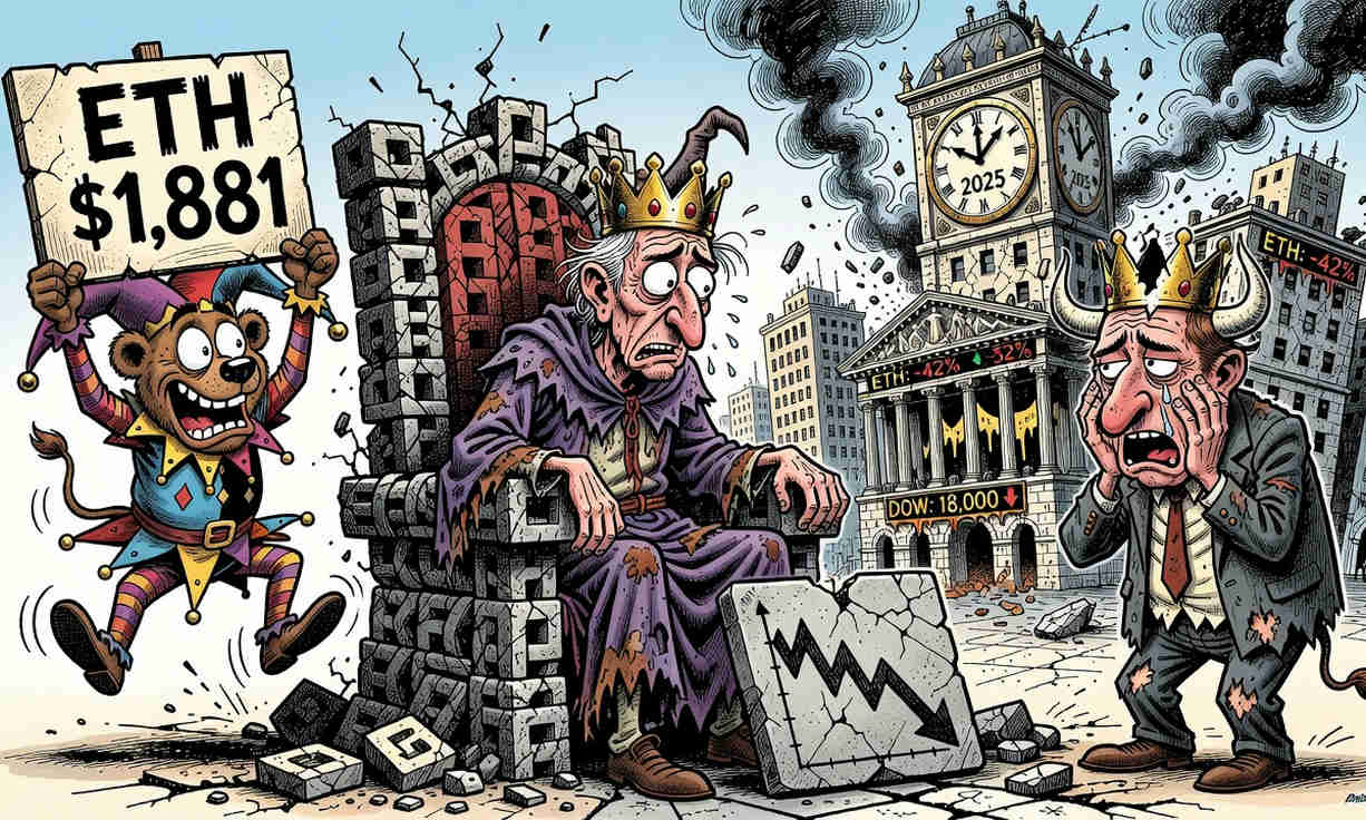 Ethereum se desliza hacia los USD $1.800: ¿se avecina una caída mayor? 1 Ethereum se desliza hacia los USD $1.800: ¿se avecina una caída mayor?