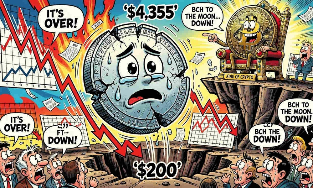Bitcoin Cash se hunde un 5,69% y acumula una asombrosa caída anual del 64%: ¿qué futuro le espera? 1 Bitcoin Cash se hunde un 5,69% y acumula una asombrosa caída anual del 64%: ¿qué futuro le espera?