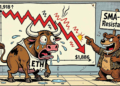 Ethereum se desploma un 1.71% y enfrenta un crucial examen de su soporte el 24 de julio de 2026.