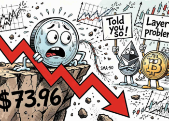 Solana se hunde un 4.59% y enfrenta el crucial soporte de los $73 ¿Qué sucederá ahora?