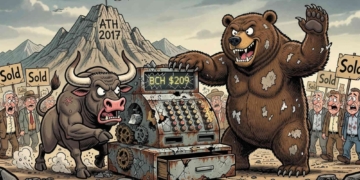Bitcoin Cash en peligro: ¿se avecina una caída por debajo de los 200 dólares?