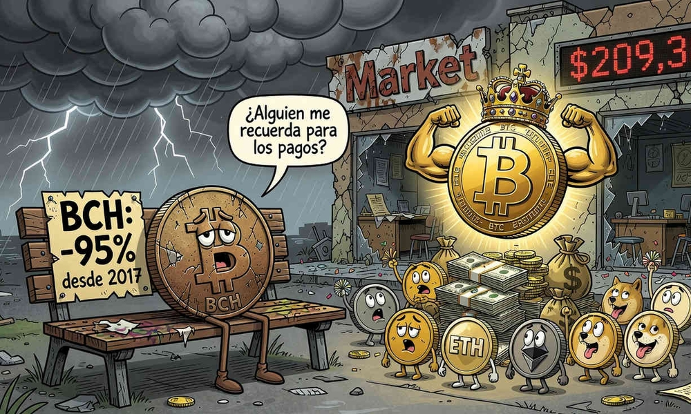 Bitcoin Cash lucha por mantener los $200 en medio de incertidumbres crecientes. 1 Bitcoin Cash lucha por mantener los $200 en medio de incertidumbres crecientes.