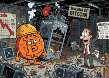 La quiebra de Poolin, gigante de la minería de Bitcoin, sacude el ecosistema cripto.