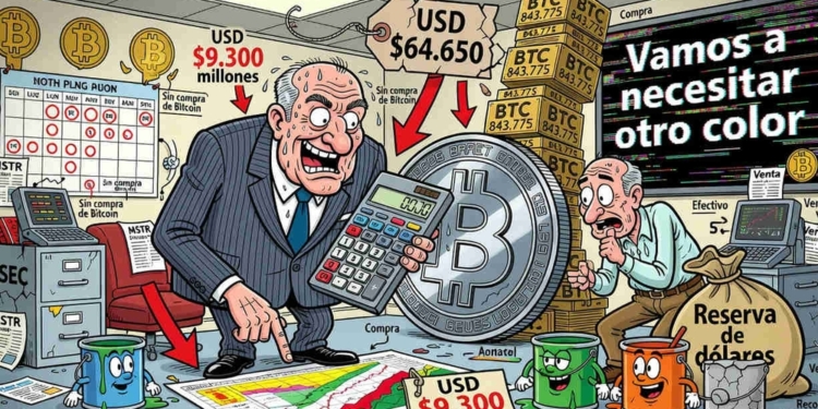 Michael Saylor sugiere un cambio de rumbo tras un mes sin adquirir bitcoins.