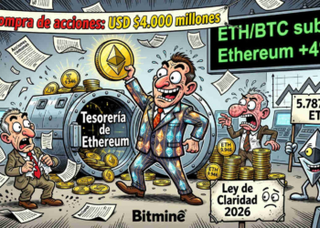 Bitmine acumula cerca de 10.000 ETH y lanza una ambiciosa recompra de acciones por 6,1 millones.