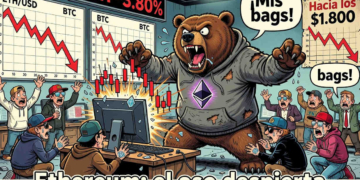 Ethereum sufre una caída del 3.80%: ¿Estamos ante un descenso hacia los $1.800?