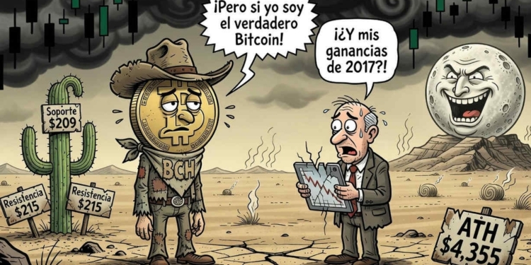 Bitcoin Cash en la encrucijada: ¿se acerca una ruptura o una corrección prolongada?