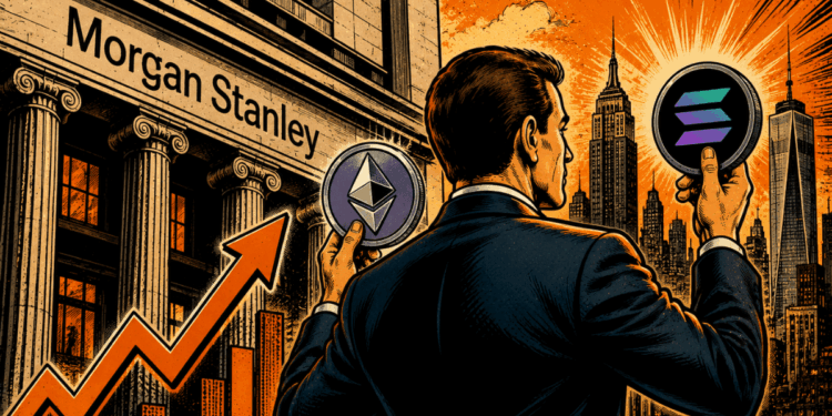 Morgan Stanley sorprende al mercado con fondos de inversión en Ethereum y Solana que incluyen staking.