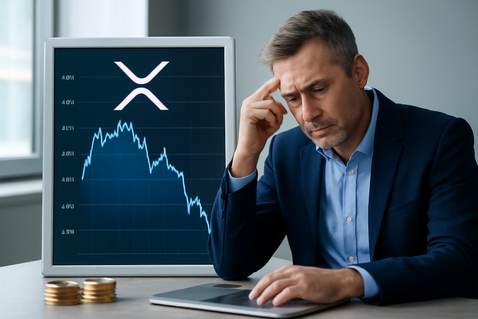 XRP al borde del abismo: un experto de Newsbit alerta sobre un posible descenso a 0,70 dólares. 1 XRP al borde del abismo: un experto de Newsbit alerta sobre un posible descenso a 0,70 dólares.