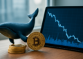 Ballenas acumulan 46,000 Bitcoin, pero la escasa actividad en la blockchain frena la recuperación financiera.