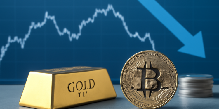 El ascenso del oro frente a la caída de Bitcoin tras el IPC de julio: ¿qué lo explica?