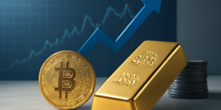 El oro se dispara tras el IPC de julio, pero Bitcoin se estanca: ¿qué lo explica?