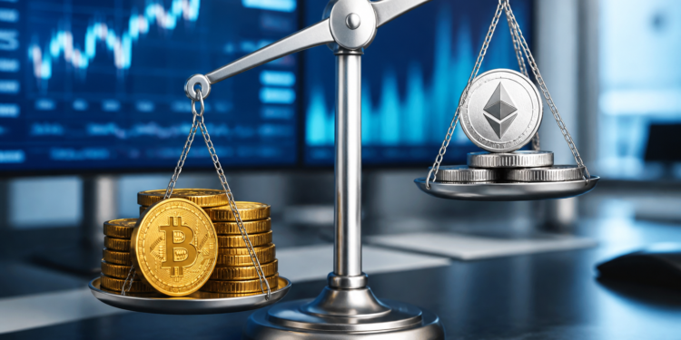 Las exchanges pierden un 10% de sus fondos en Ethereum mientras reciben 28.000 bitcoins