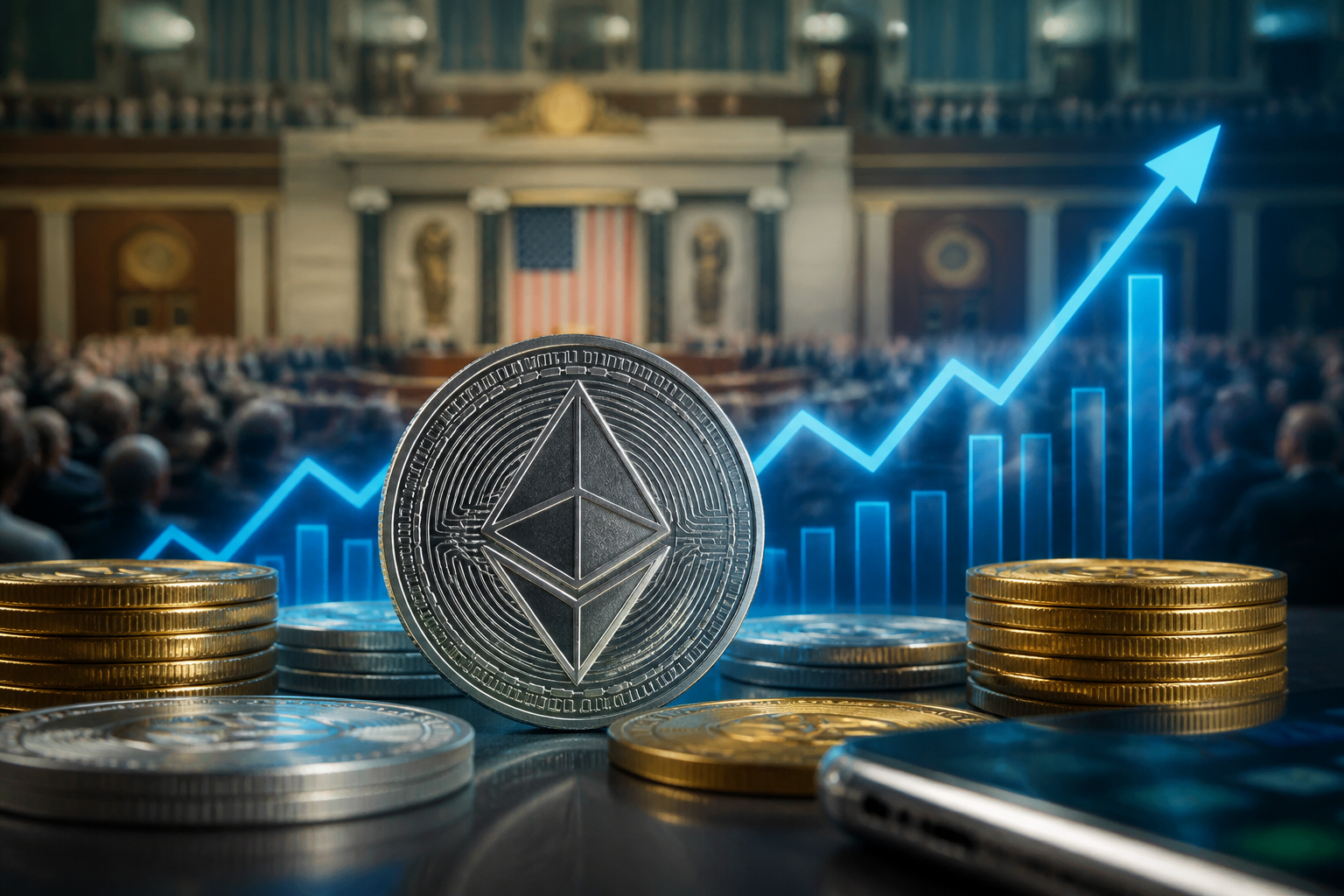 El mensaje de Trump al Congreso desata una explosión cripto: Ethereum escala un 21,49% en 24 horas 1 El mensaje de Trump al Congreso desata una explosión cripto: Ethereum escala un 21,49% en 24 horas