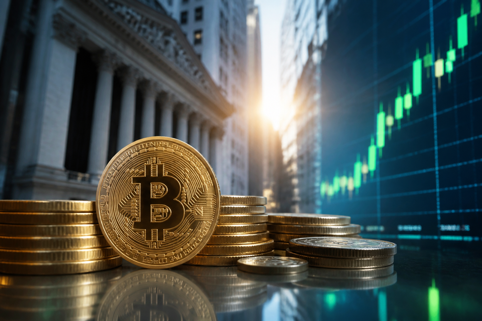 Wall Street prepara una apertura al alza y el Bitcoin rompe la barrera de los 77.000 dólares 1 Wall Street prepara una apertura al alza y el Bitcoin rompe la barrera de los 77.000 dólares