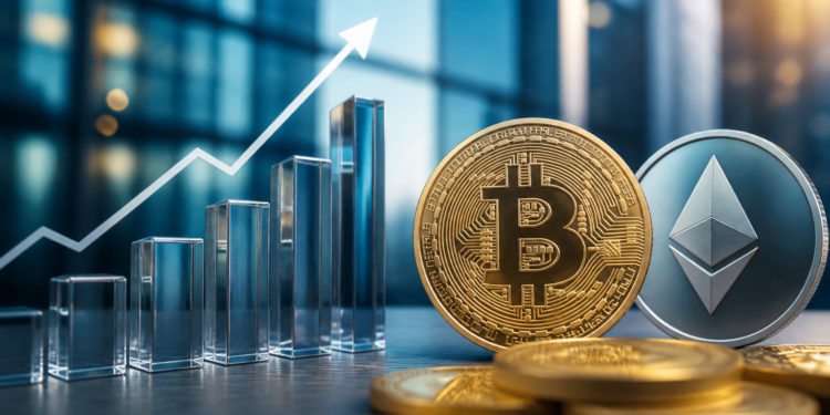 Los ETF de Bitcoin y Ethereum se disparan: captan 2.300 millones de dólares en su mejor semana desde octubre