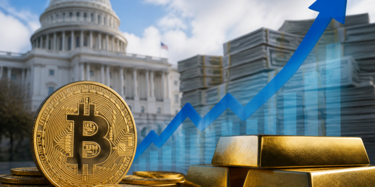 EE. UU. sopesa recomprar 950.000 millones de dólares de deuda y Bitcoin y el oro reaccionan al alza