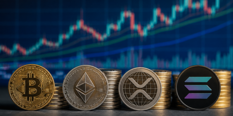 Bitcoin, Ethereum, XRP y Solana rebotan con fuerza tras dos caídas