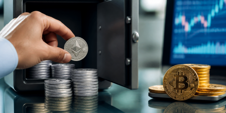 Retiran 1,4 millones de ETH de exchanges mientras BTC acumula