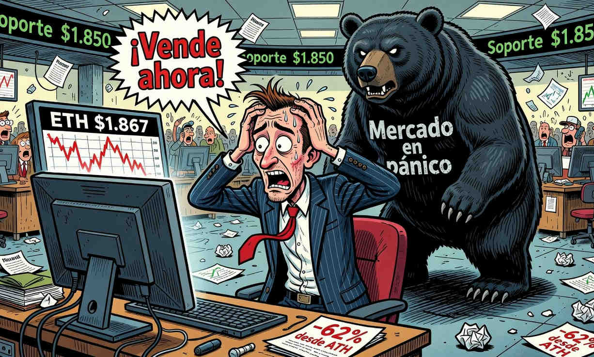 Ethereum sufre una caída del 1,94% y el volumen de transacciones se desmorona: ¿qué está pasando? 1 Ethereum sufre una caída del 1,94% y el volumen de transacciones se desmorona: ¿qué está pasando?